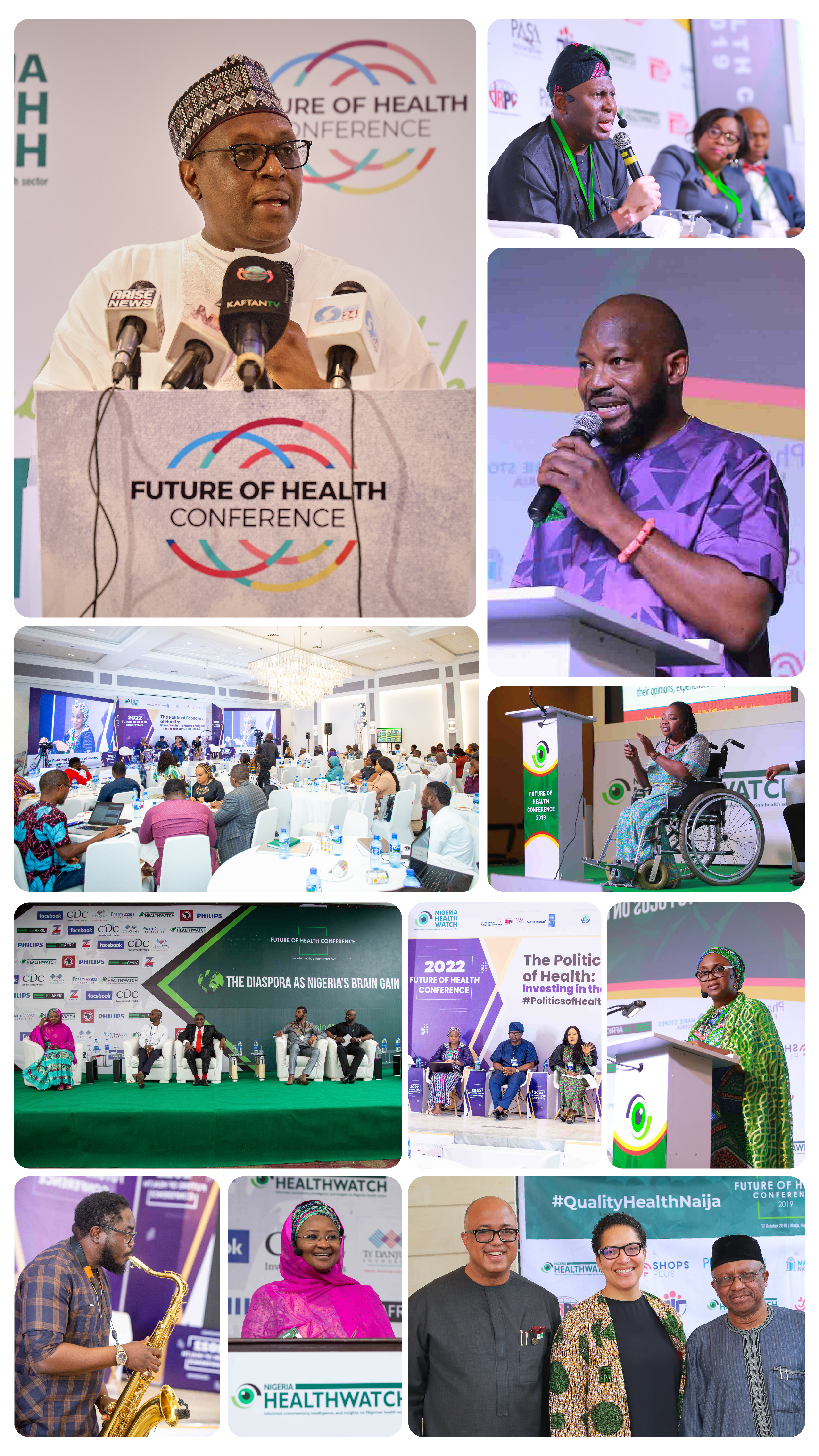Future of Health Conference highlights collage