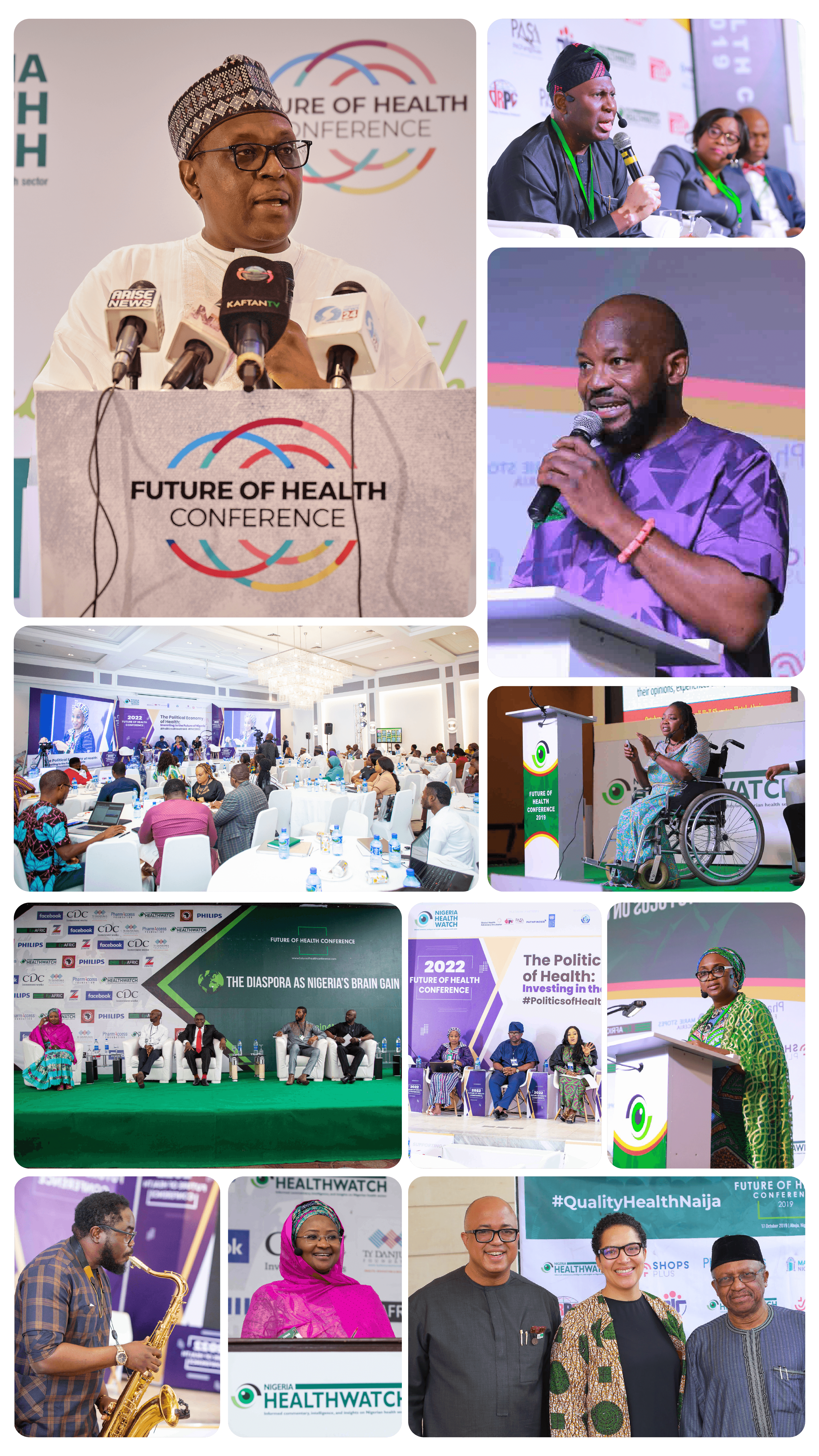 Future of Health Conference highlights collage